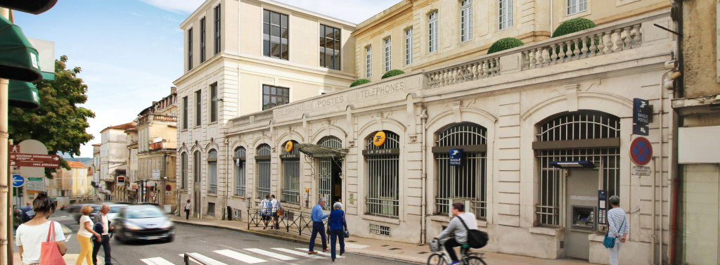 residence seniors auch - Vue Rue Gambetta-LETELLIERARCHITECTES 2880x1060
