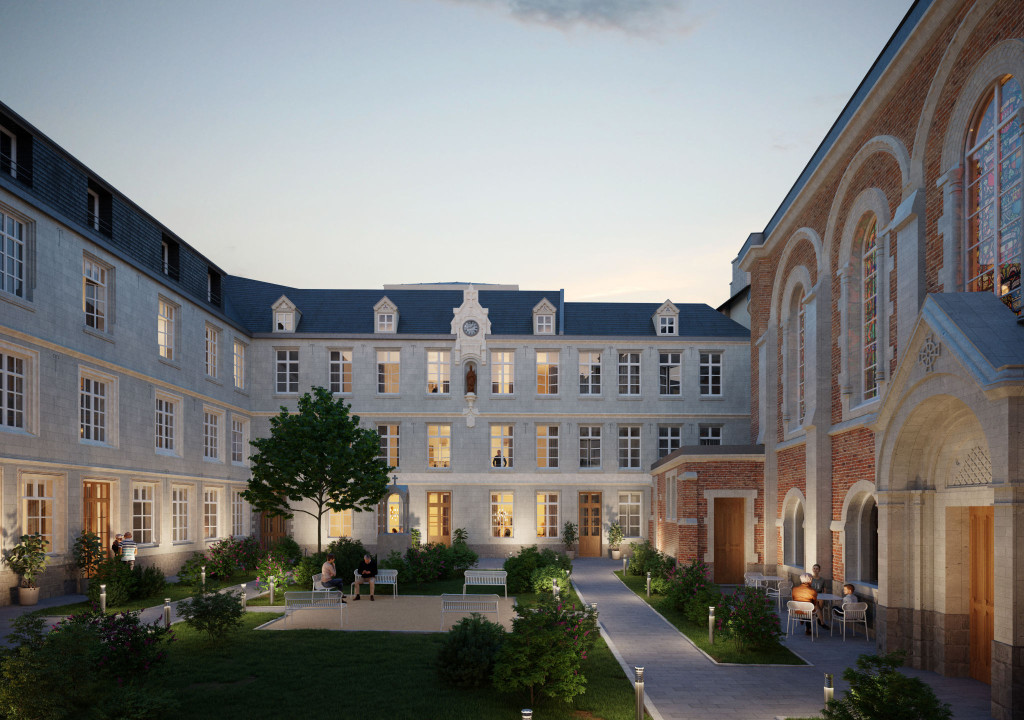 residence seniors ARRAS VUE_COUR_05 2048x1440