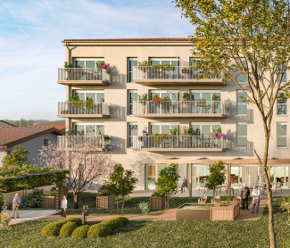 residence seniors agen - Perspective extérieure Agen - 1024x875