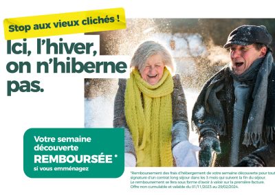 Résidence Seniors Jardins Arcadie - courts sejours Hiver 2023